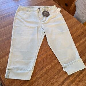NWT AVENUE DENIM women’s virtual stretch Capri jeans, size 22, retails for $55